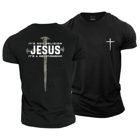 Men's It's Not Religion It's A Relationship Cotton T-Shirt